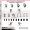 Service Caster 3 Inch 316SS Thermoplastic Rubber Wheel Swivel Bolt Hole Caster with Brake SCC SCC-SS316BH20S314-TPRB-TLB - alternate 5